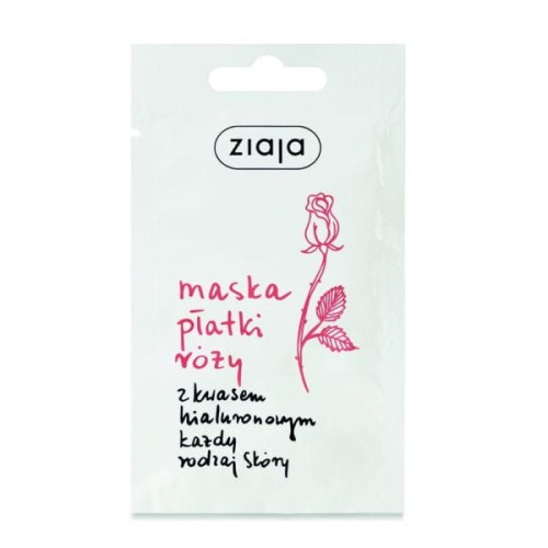 Ziaja maseczka płatki róży 7ml-19597
