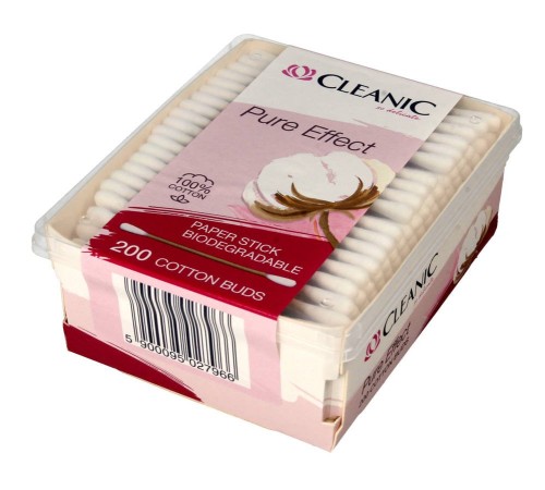 Cleanic PURE EFFECT patyczki higieniczne 200szt.-23209