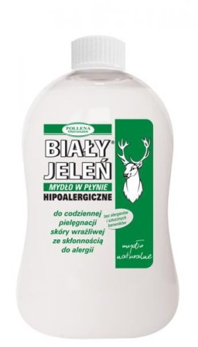 Biały Jeleń mydło w płynie naturalne zapas 500ml-1486