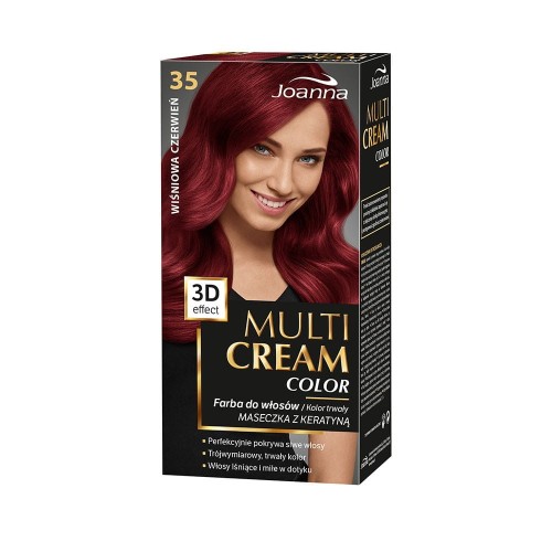 Joanna Multi Cream farba 35 Wiśniowa czerwień-18547