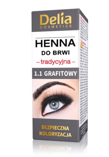 Delia henna do brwi grafitowa 2ml-3387