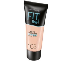 Maybelline FIT me Matte podkład 105 Natural Ivory