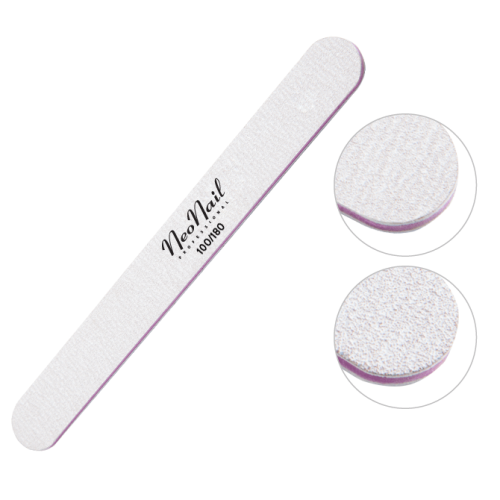 NeoNail pilnik 100/180 szary prosty 4506-11826