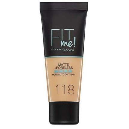Maybelline FIT me Matte podkład 118 Light Beige-11701