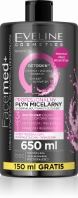 Eveline Facemed+ Detoskin płyn micelarny 3w1 650ml