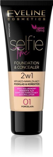 Eveline Selfie Time podkład 30ml 01 Porcelain-20513