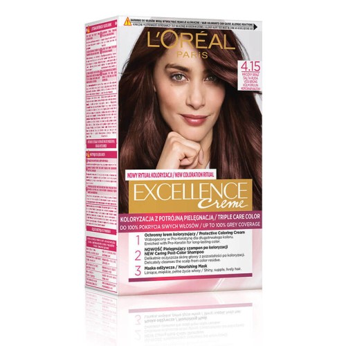 L'Oreal Excellence farba 4.15 Mroźny Brąz-20179