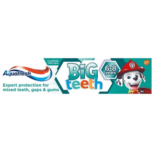 Aquafresh Big Teeth pasta Psi Patrol 6-8 50ml-22176