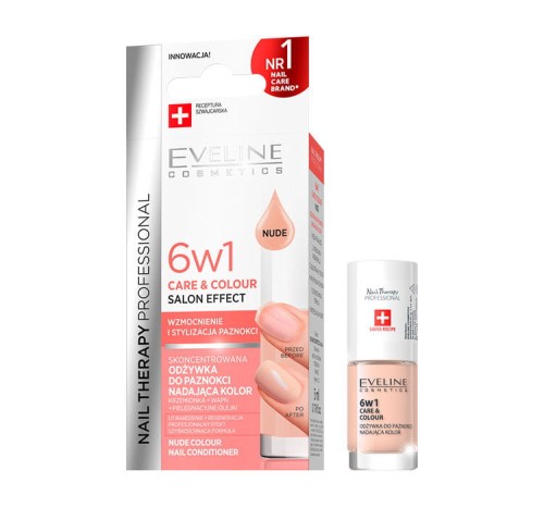 Eveline odżywka 6w1 Care & Colour Nude 5ml-23173