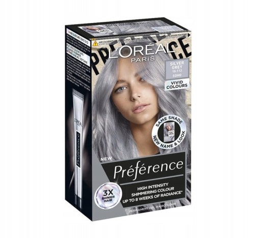 Loreal Preference VIVID farba 10.112 Silver Grey-24643