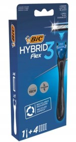 Bic Flex 3 HYBRID maszynka do golenia 4 wkłady