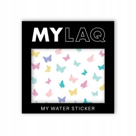 MYLAQ naklejki wodne na paznokcie Pastel Butterfly-28112