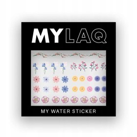 MYLAQ naklejki wodne na paznokcie My Flower-28105