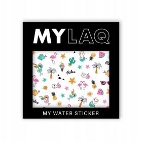 MYLAQ naklejki wodne na paznokcie Summer Essential-28114