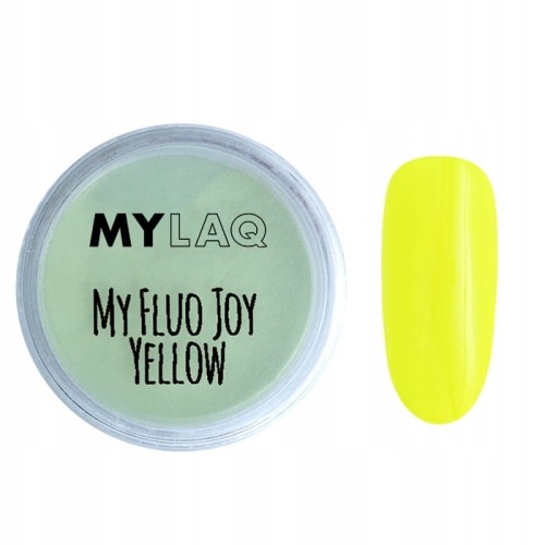 MYLAQ pyłek do zdobień FLUO JOY YELLOW-28355