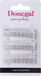 Donegal wsuwki do włosów białe 5cm 24szt. 5503-28555