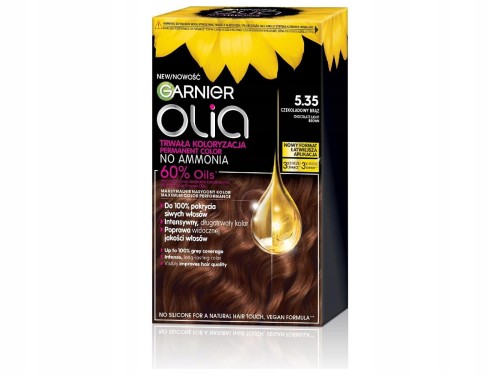 Garnier OLIA farba 5.35 czekoladowy jasny brąz-30137