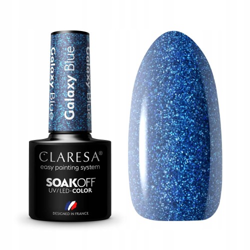 CLARESA lakier hybrydowy GALAXY BLUE-30556