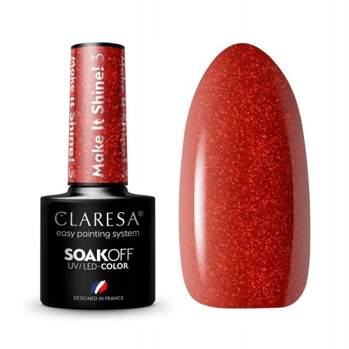 CLARESA lakier hybrydowy MAKE IT SHINE 3-30590