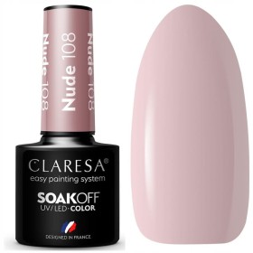 CLARESA lakier hybrydowy NUDE 108