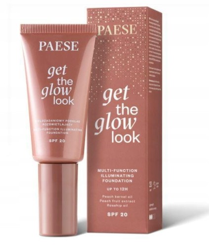 PAESE GET THE GLOW LOOK podkład 3N warm beige-30974