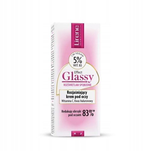 Lirene GLASSY krem pod oczy rozjaśniający 15ml-31013