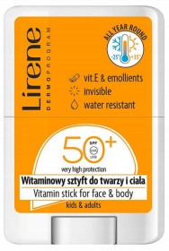 Lirene SUN sztyft do twarzy i ciała SPF50+ 15g