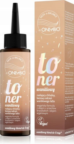 ONLYBIO toner do włosów waniliowy-31218