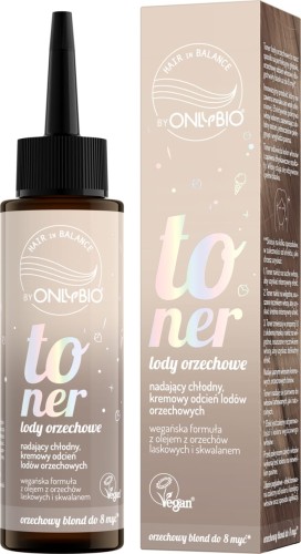 ONLYBIO toner do włosów lody orzechowe-31215