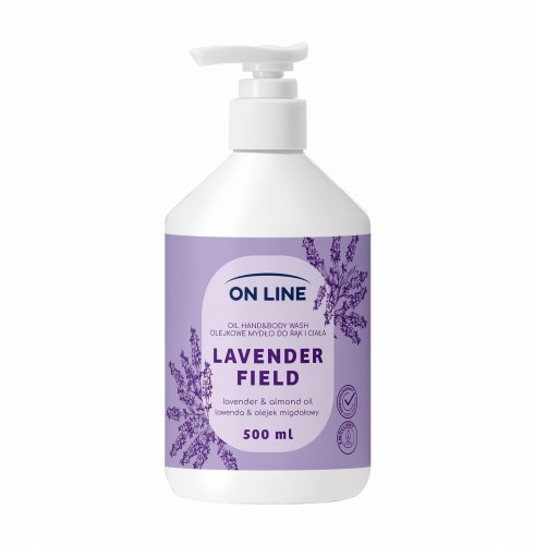 On Line mydło olejkowe 2w1 LAVENDER FIELD 500ml-31391