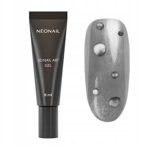 NeoNail żel w tubce 3D NAIL ART GEL 01 clear 8ml-31781