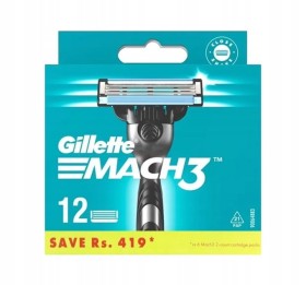 Gillette Mach3 wkłady do maszynki 12szt.