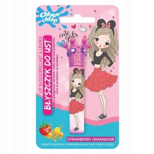CHLAPU CHLAP błyszczyk do ust dla dzieci Z KORONĄ-31820