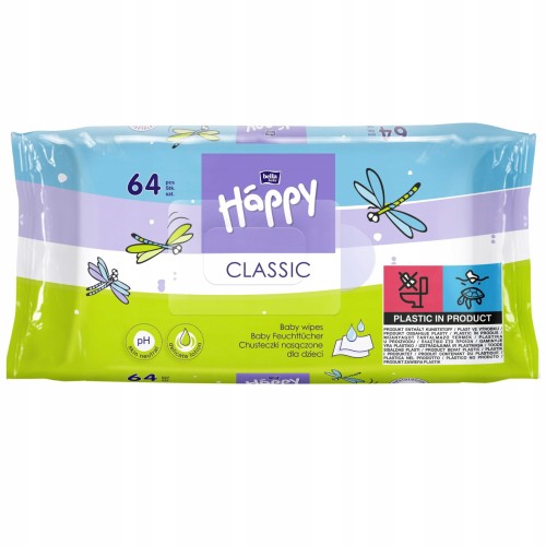 Bella chusteczki nawilżane CLASSIC 64 szt-31862