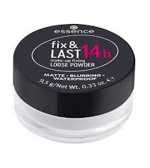 ESSENCE puder sypki FIX & LAST 14H MAKE UP FIXING-32075