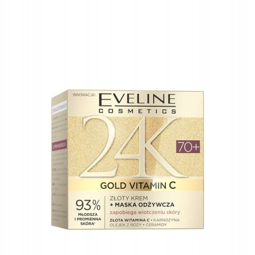 Eveline24K Gold Vitamin C krem do twarzy 70+ 50ml-32099