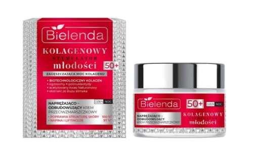 Bielenda Kolagenowy Stymulator Młodości krem 50+-32123