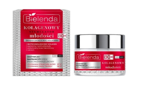 Bielenda Kolagenowy Stymulator Młodości krem 80+-32126