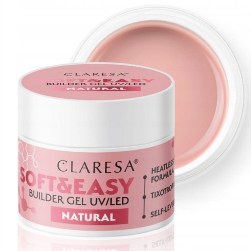 CLARESA żel HARD & EASY NATURAL 45g-32157
