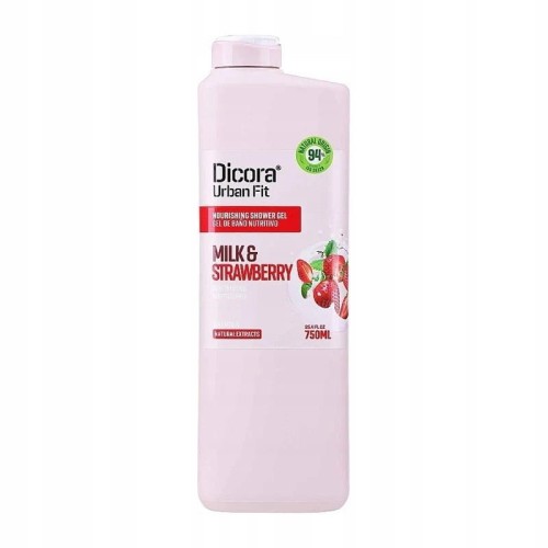 Dicora żel pod prysznic MILK & STRAWBERRY 825ml-32224