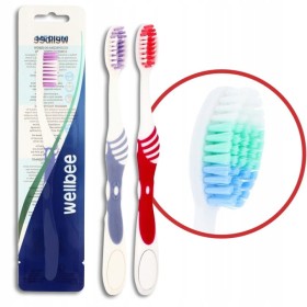 WELLBEE szczoteczka do zębów MEDIUM