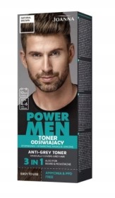 Joanna POWER MEN toner odsiwiający natural brown